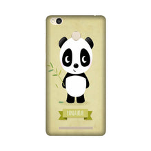 Panda Bear Mobile Back Case for Redmi 3S Prime  (Design - 317)