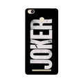 Joker Mobile Back Case for Redmi 3S Prime  (Design - 327)