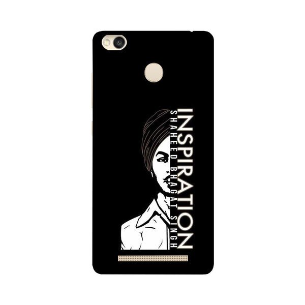 Bhagat Singh Mobile Back Case for Redmi 3S Prime  (Design - 329)