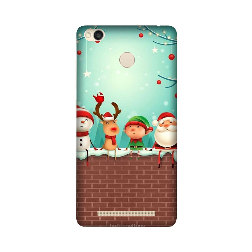 Santa Claus Mobile Back Case for Redmi 3S Prime  (Design - 334)