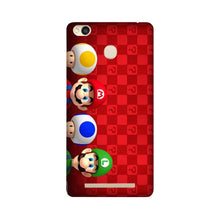 Mario Mobile Back Case for Redmi 3S Prime  (Design - 337)