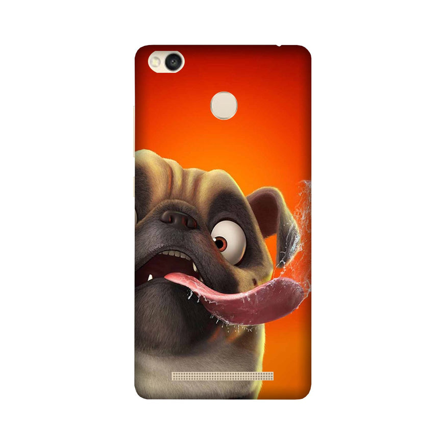 Dog Mobile Back Case for Redmi 3S Prime  (Design - 343)