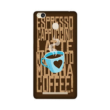 Love Coffee Mobile Back Case for Redmi 3S Prime  (Design - 351)