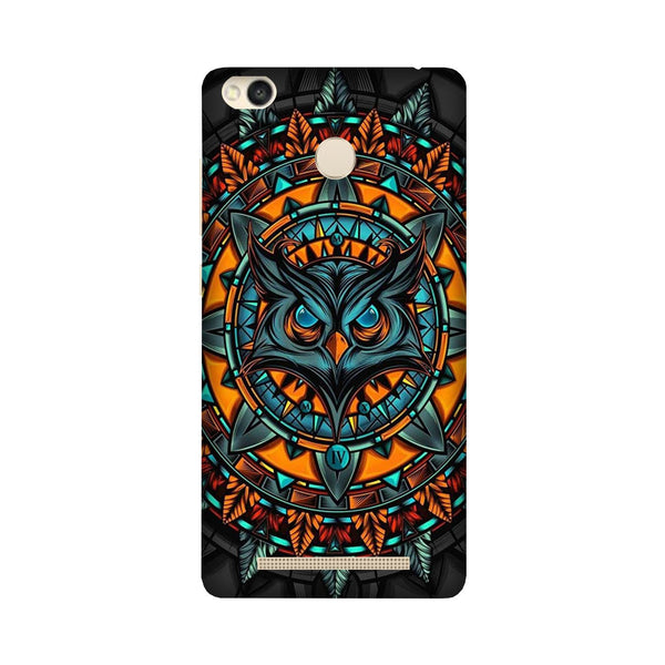 Owl Mobile Back Case for Redmi 3S Prime  (Design - 360)
