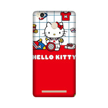 Hello Kitty Mobile Back Case for Redmi 3S Prime  (Design - 363)