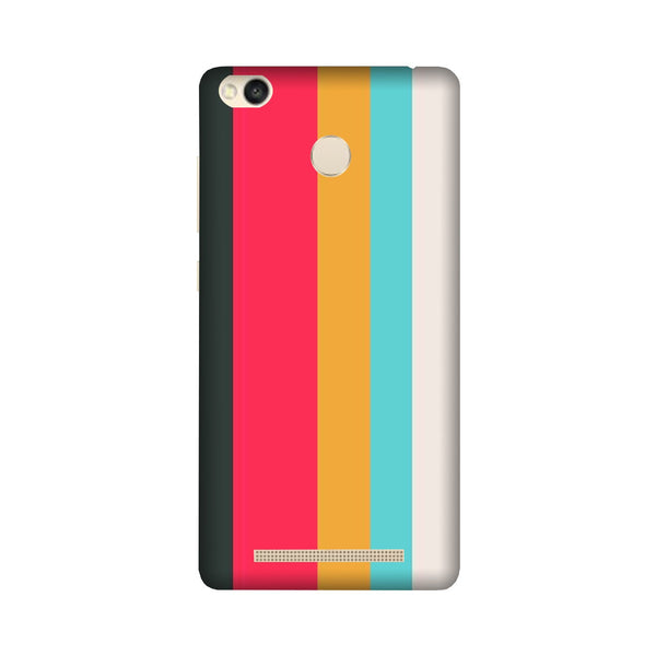Color Pattern Mobile Back Case for Redmi 3S Prime  (Design - 369)