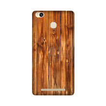 Wooden Texture Mobile Back Case for Redmi 3S Prime  (Design - 376)