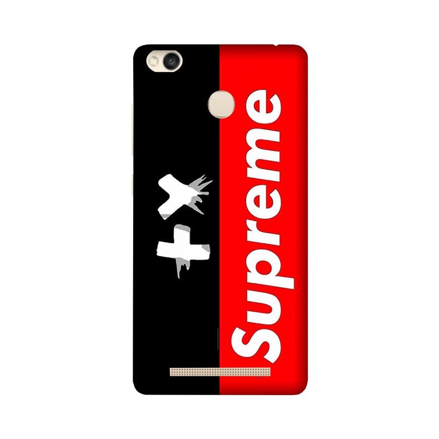 Supreme Mobile Back Case for Redmi 3S Prime  (Design - 389)