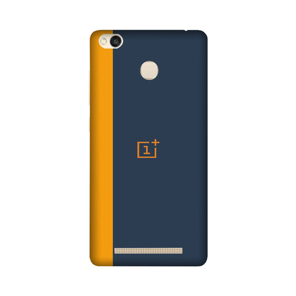 Oneplus Logo Mobile Back Case for Redmi 3S Prime  (Design - 395)