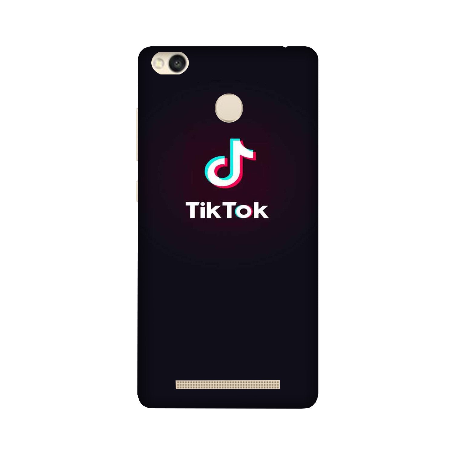 Tiktok Mobile Back Case for Redmi 3S Prime  (Design - 396)