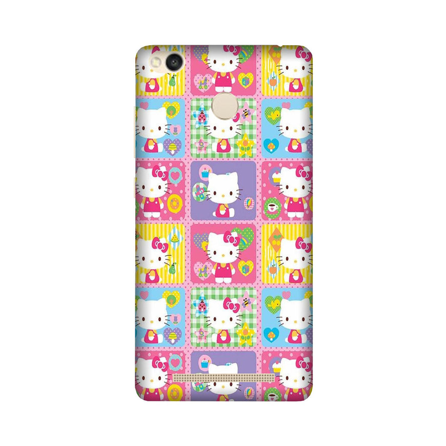Kitty Mobile Back Case for Redmi 3S Prime  (Design - 400)