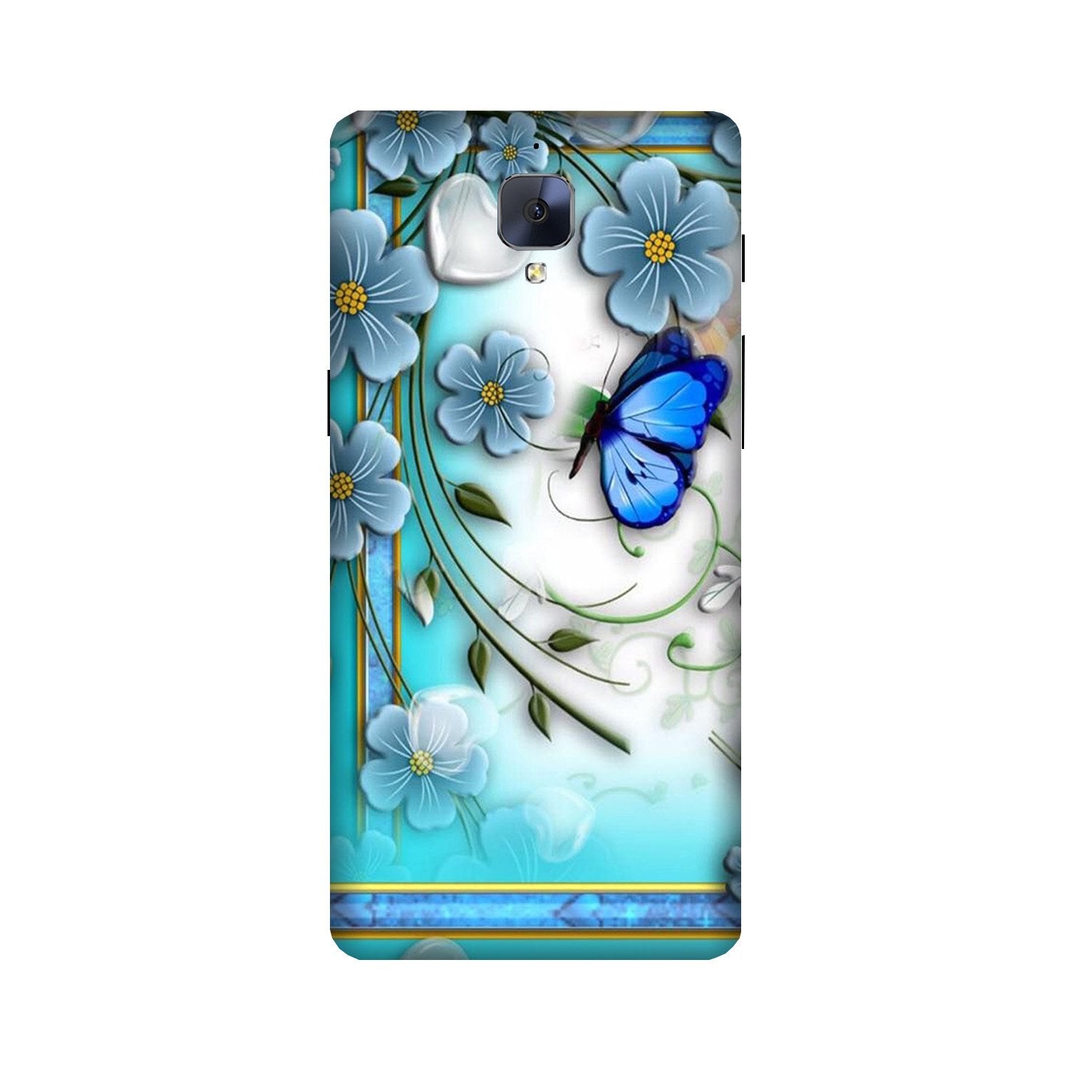 Blue Butterfly Case for OnePlus 3/ 3T