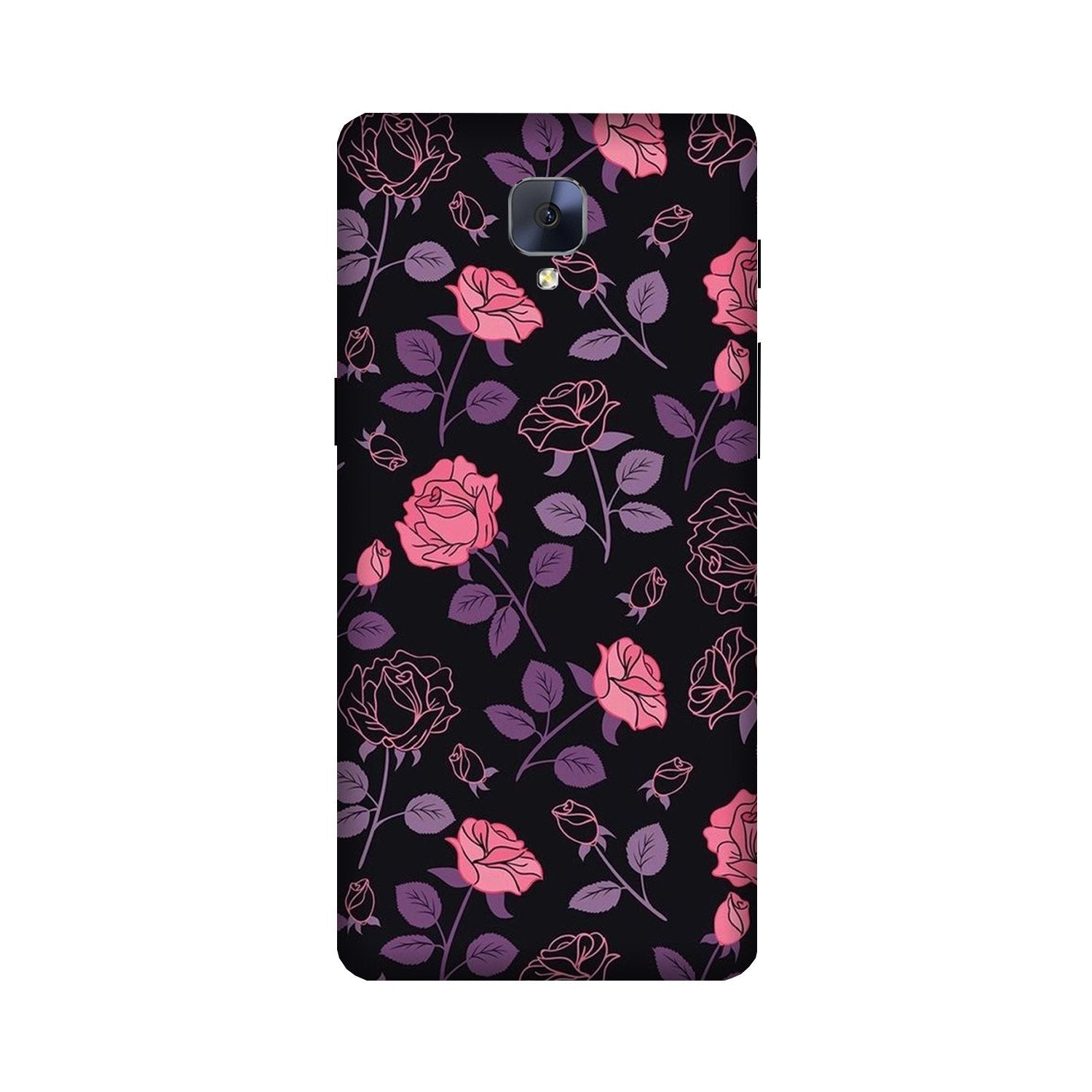 Rose Black Background Case for OnePlus 3/ 3T