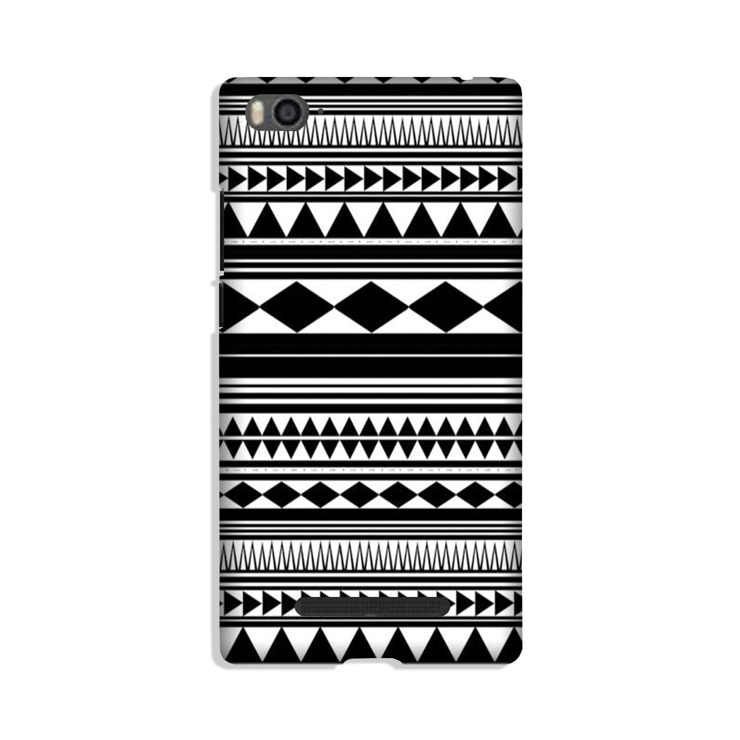 Black white Pattern Case for Redmi 4A