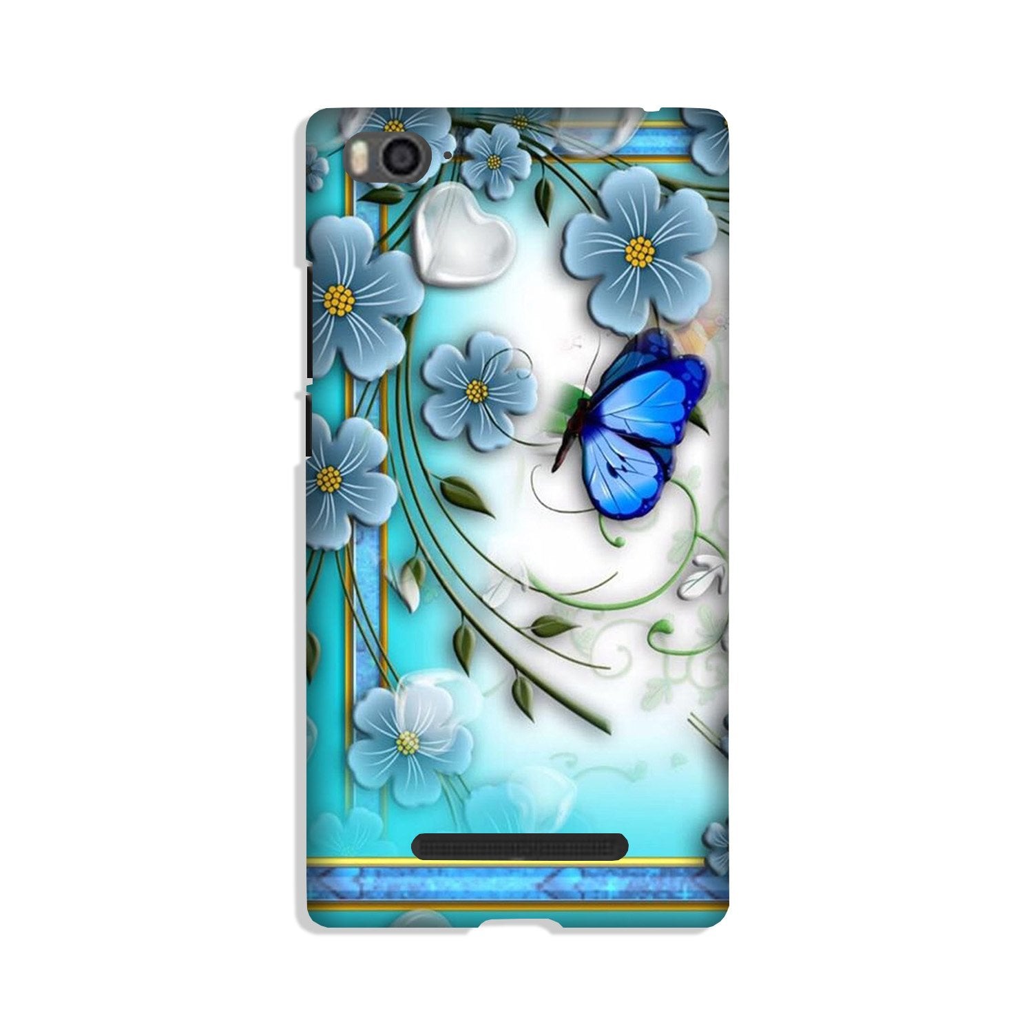 Blue Butterfly Case for Redmi 4A
