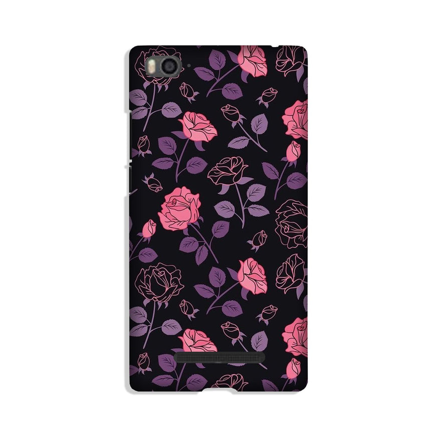 Rose Black Background Case for Redmi 4A