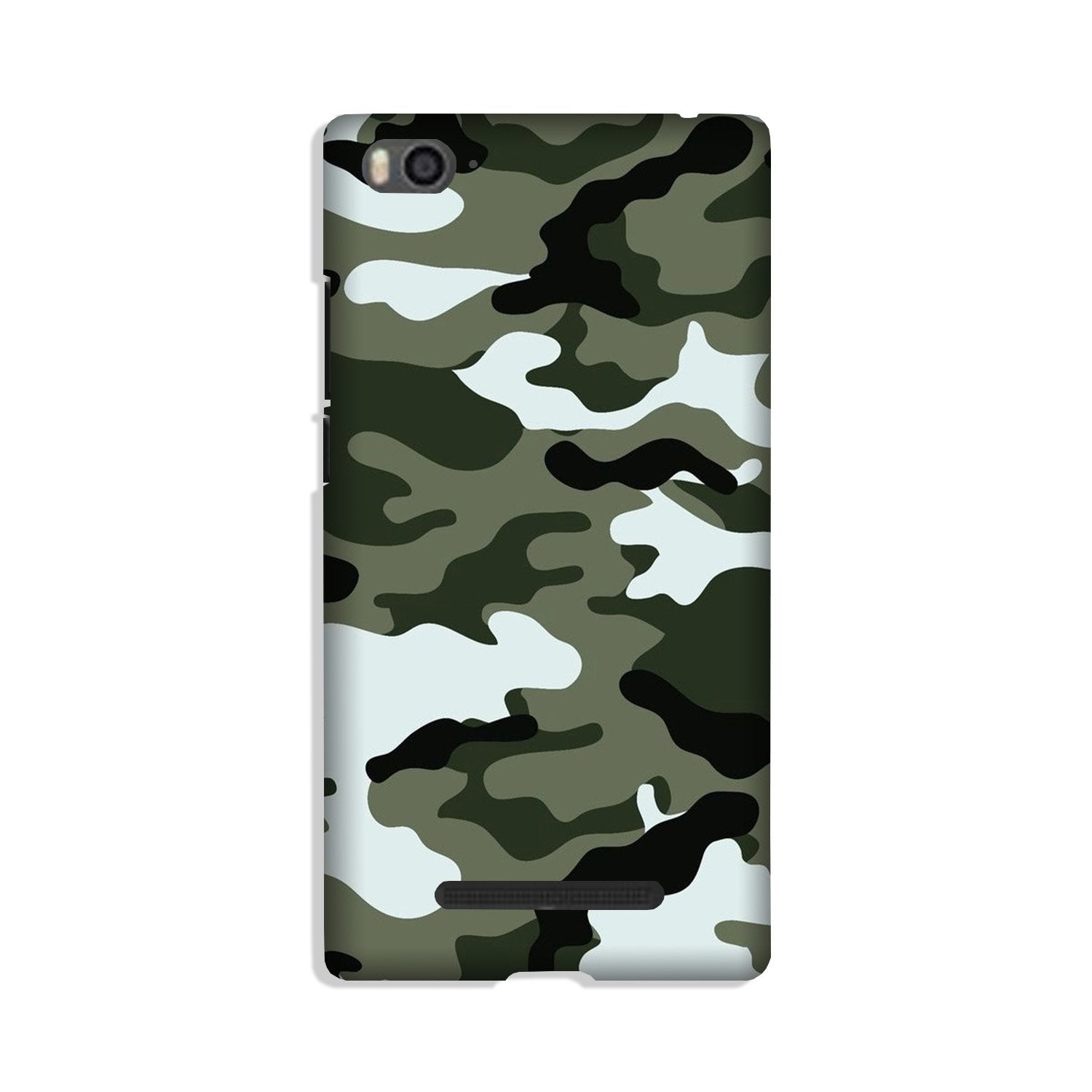 Army Camouflage Case for Redmi 4A  (Design - 108)