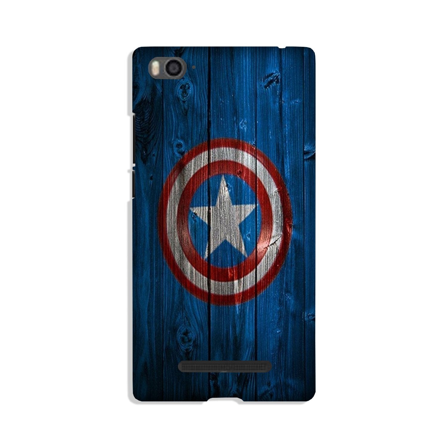 Captain America Superhero Case for Redmi 4A  (Design - 118)