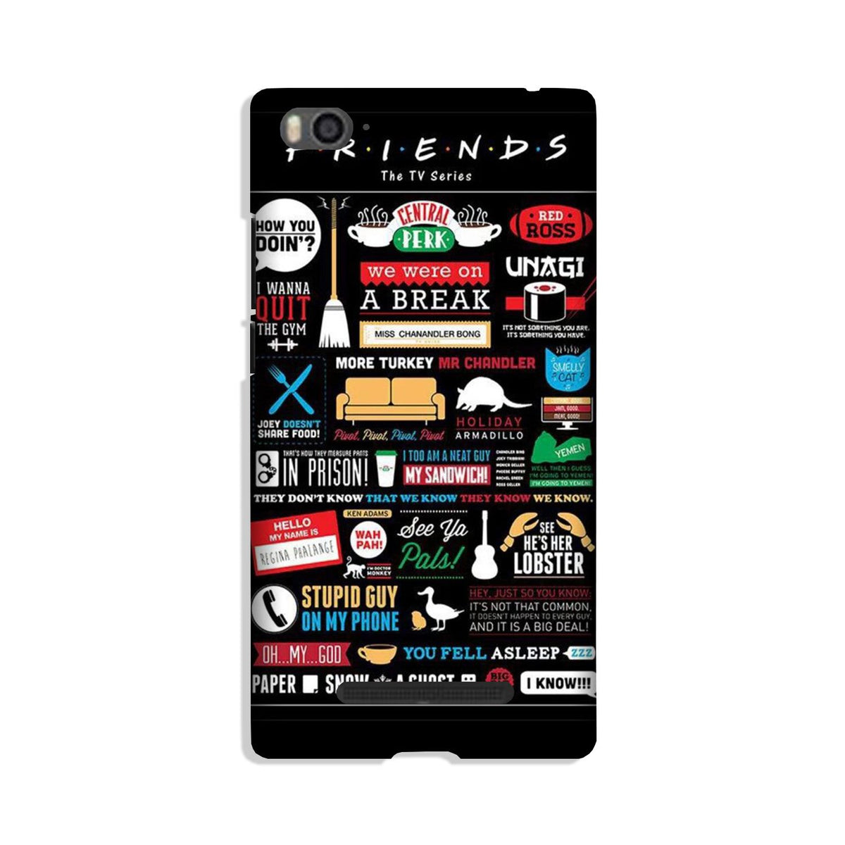Friends Case for Redmi 4A  (Design - 145)