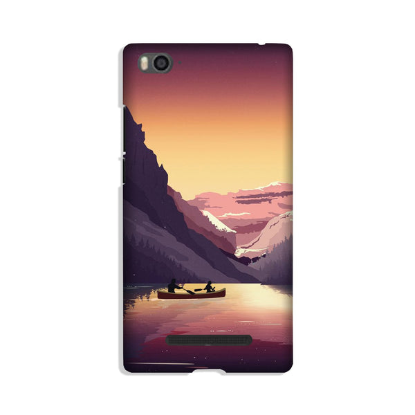 Mountains Boat Case for Redmi 4A (Design - 181)