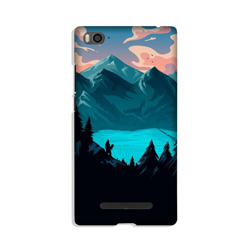 Mountains Case for Redmi 4A (Design - 186)
