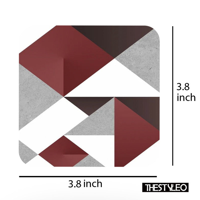  Red And Gray Pattern