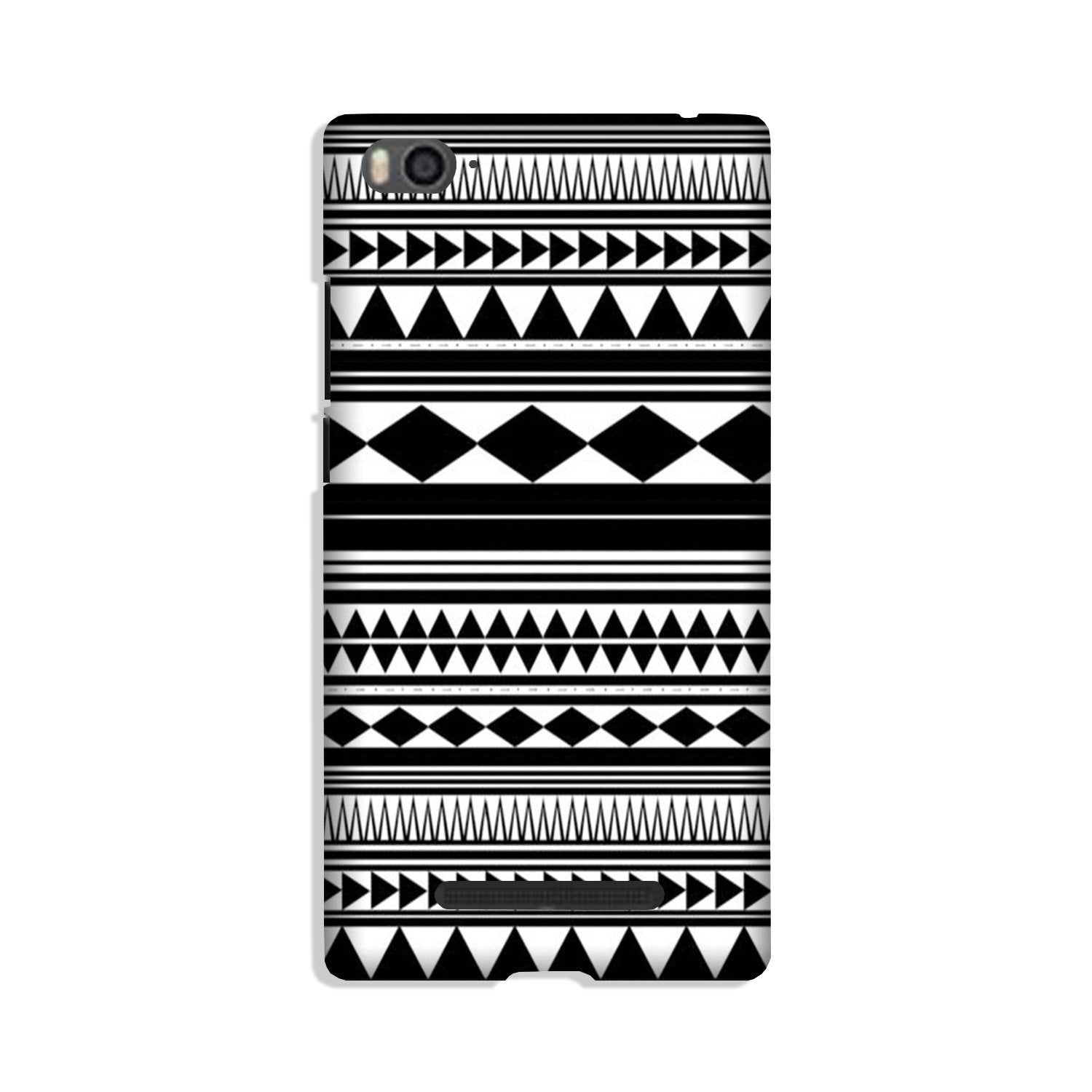 Black white Pattern Case for Xiaomi Mi 4i