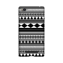 Black white Pattern Mobile Back Case for Xiaomi Mi 4i (Design - 5)