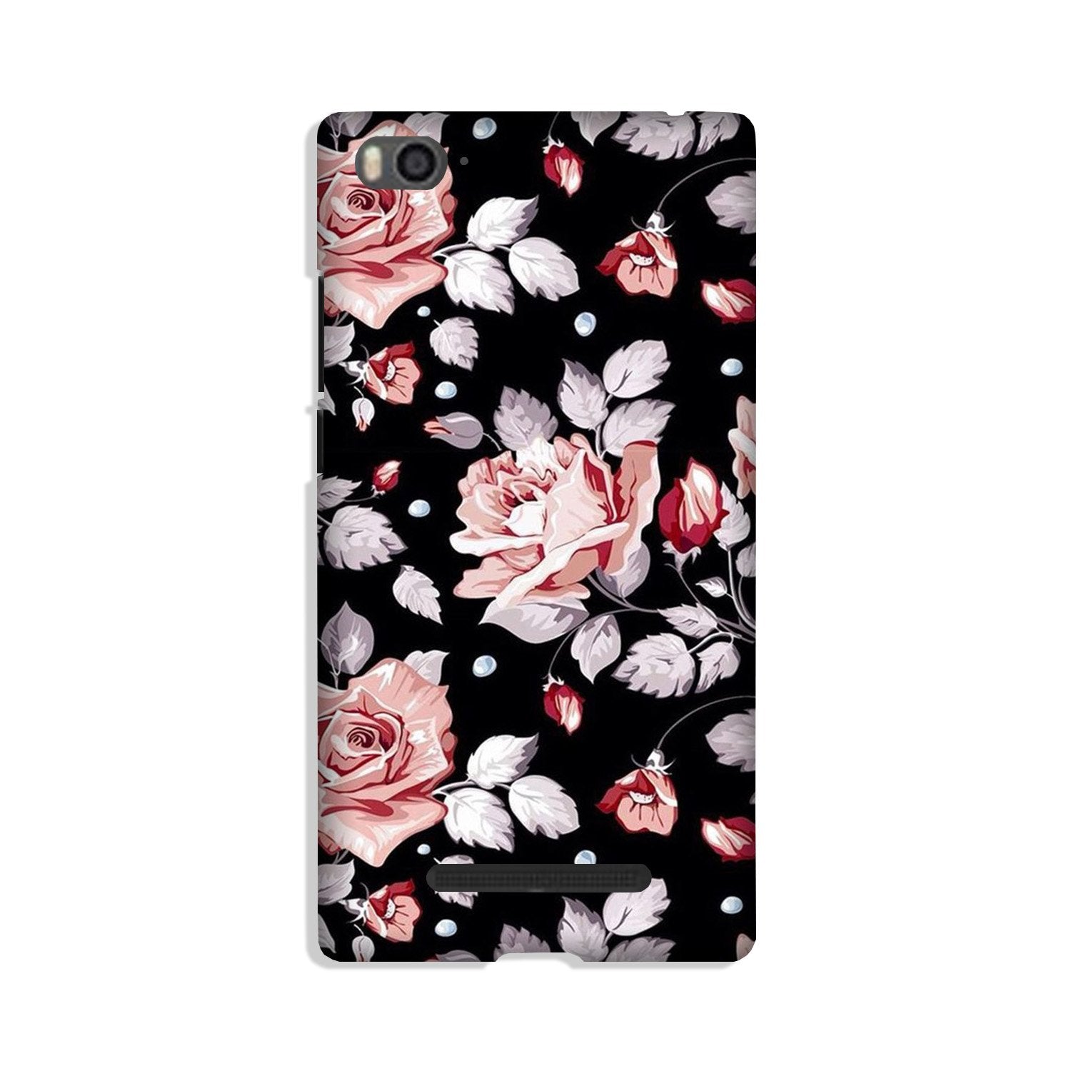 Pink rose Case for Xiaomi Mi 4i