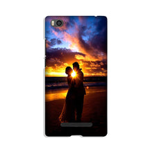 Couple Sea shore Mobile Back Case for Xiaomi Mi 4i (Design - 13)