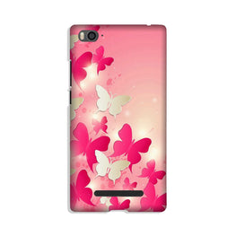 White Pick Butterflies Case for Xiaomi Redmi 5A