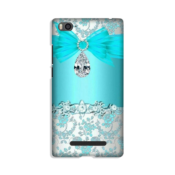 Shinny Blue Background Case for Xiaomi Mi 4i