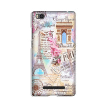 Paris Eiftel Tower Mobile Back Case for Xiaomi Mi 4i (Design - 54)