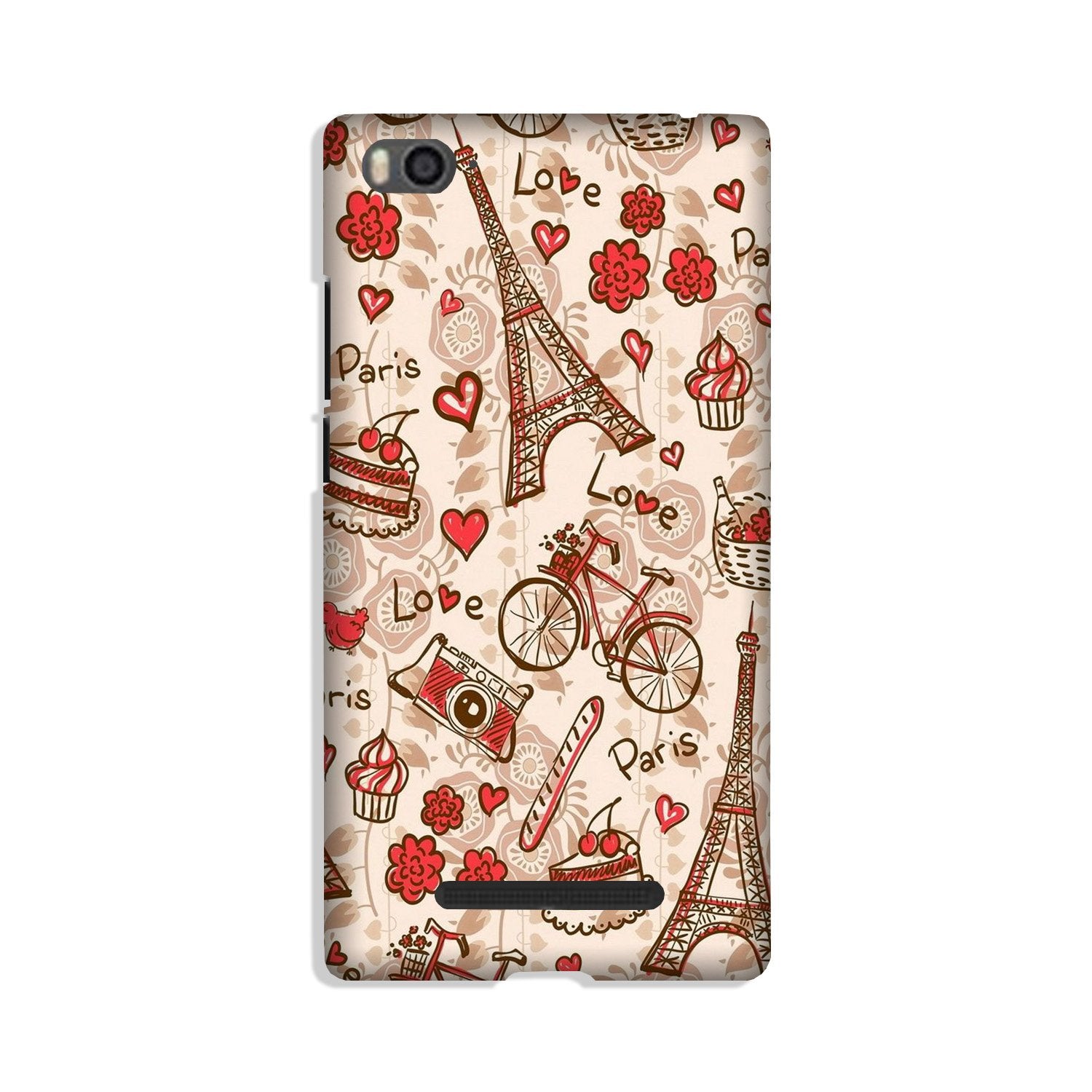 Love Paris Case for Xiaomi Mi 4i(Design - 103)
