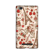 Love Paris Mobile Back Case for Xiaomi Mi 4i  (Design - 103)