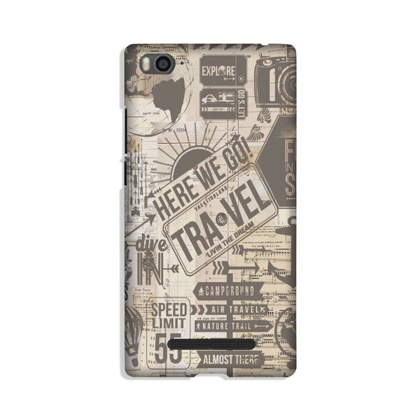Travel Case for Xiaomi Mi 4i  (Design - 104)