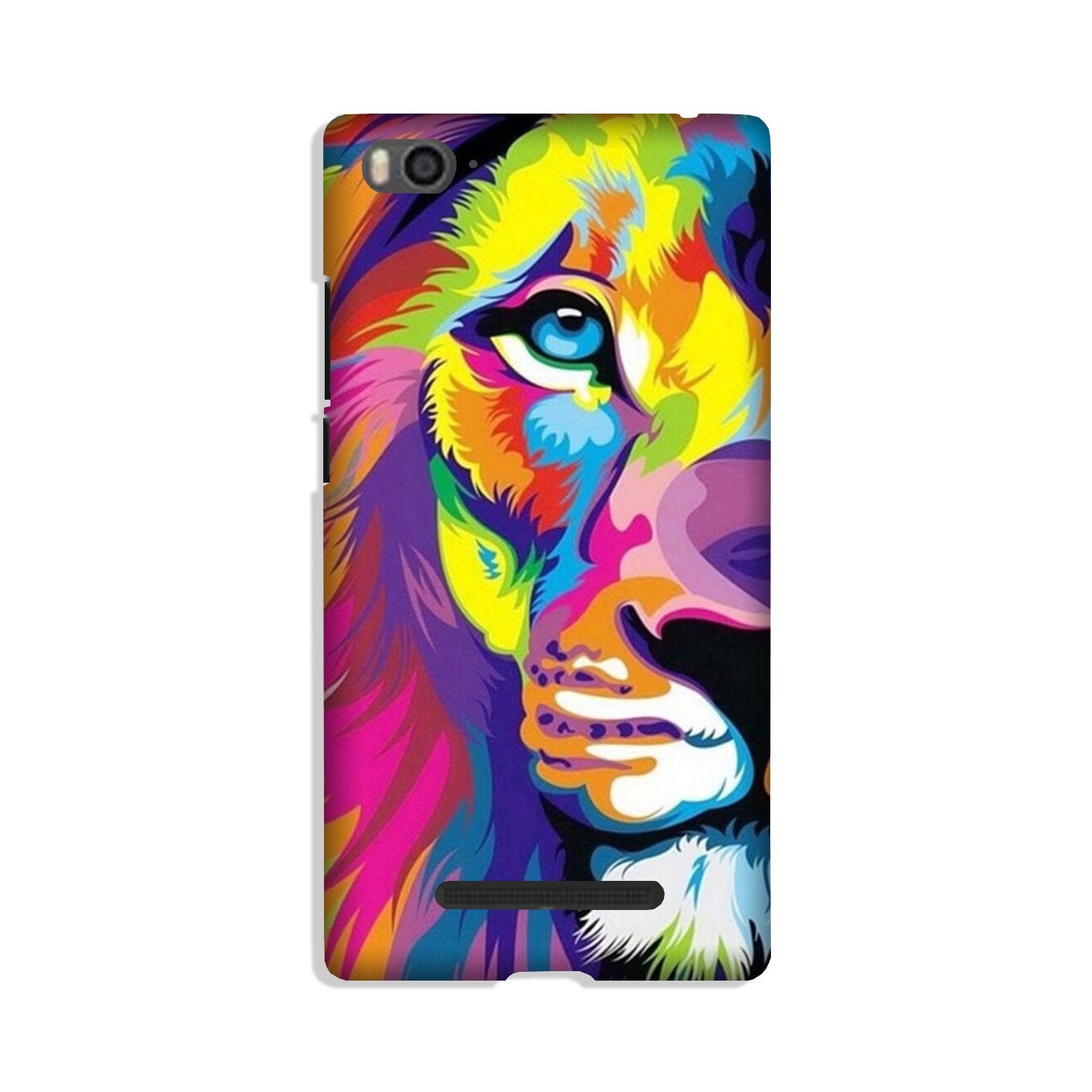 Colorful Lion Case for Xiaomi Mi 4i  (Design - 110)