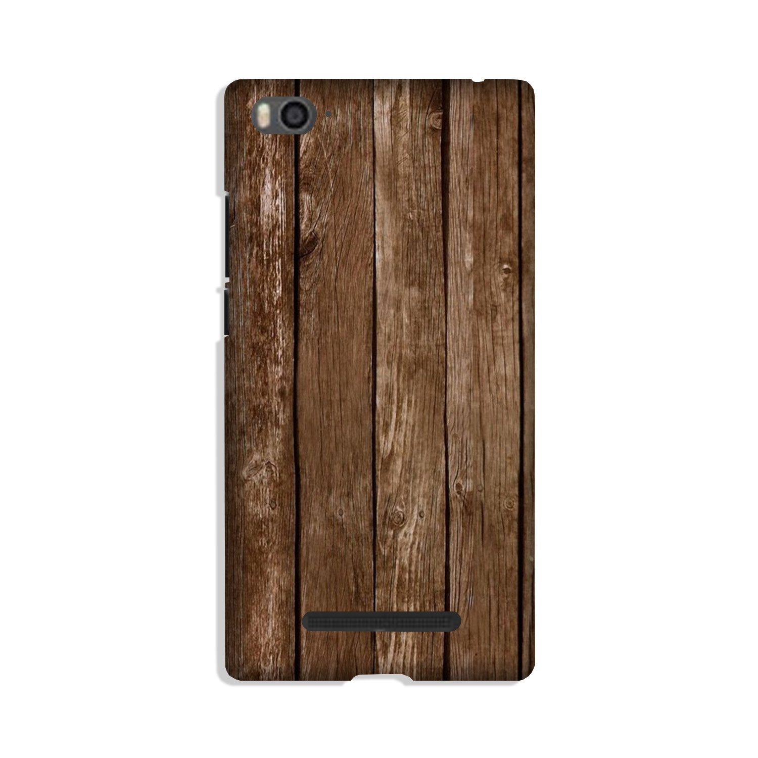 Wooden Look Case for Xiaomi Mi 4i(Design - 112)