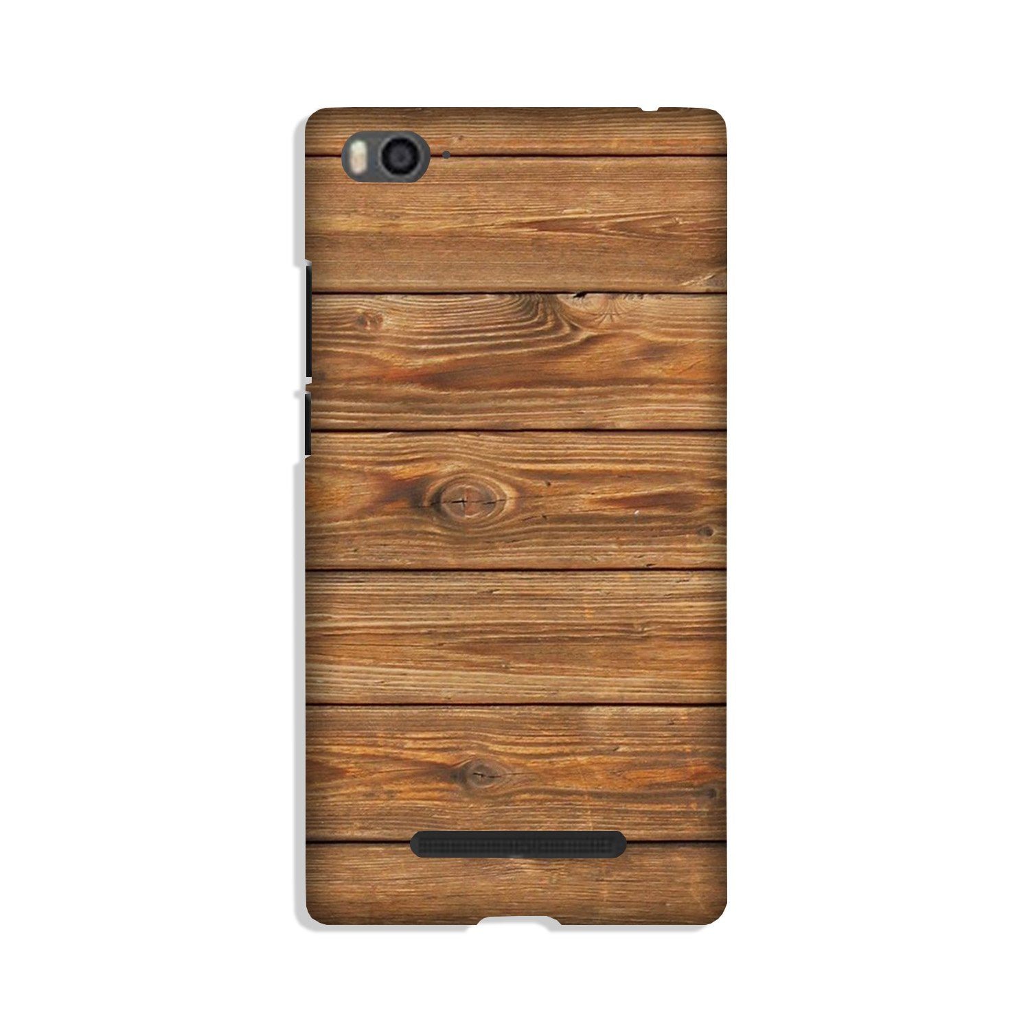 Wooden Look Case for Xiaomi Mi 4i  (Design - 113)
