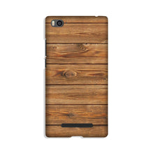 Wooden Look Mobile Back Case for Xiaomi Mi 4i  (Design - 113)