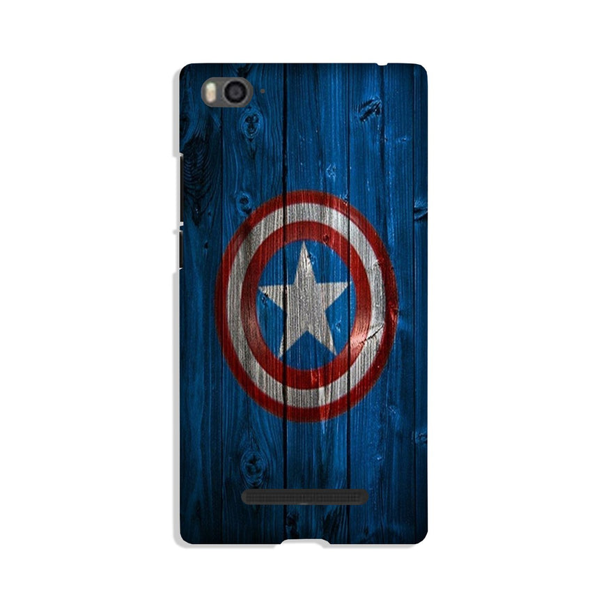 Captain America Superhero Case for Xiaomi Mi 4i  (Design - 118)