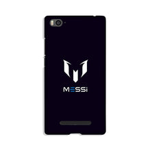 Messi Mobile Back Case for Xiaomi Mi 4i  (Design - 158)