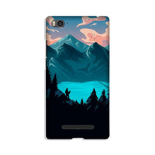 Mountains Mobile Back Case for Xiaomi Mi 4i (Design - 186)