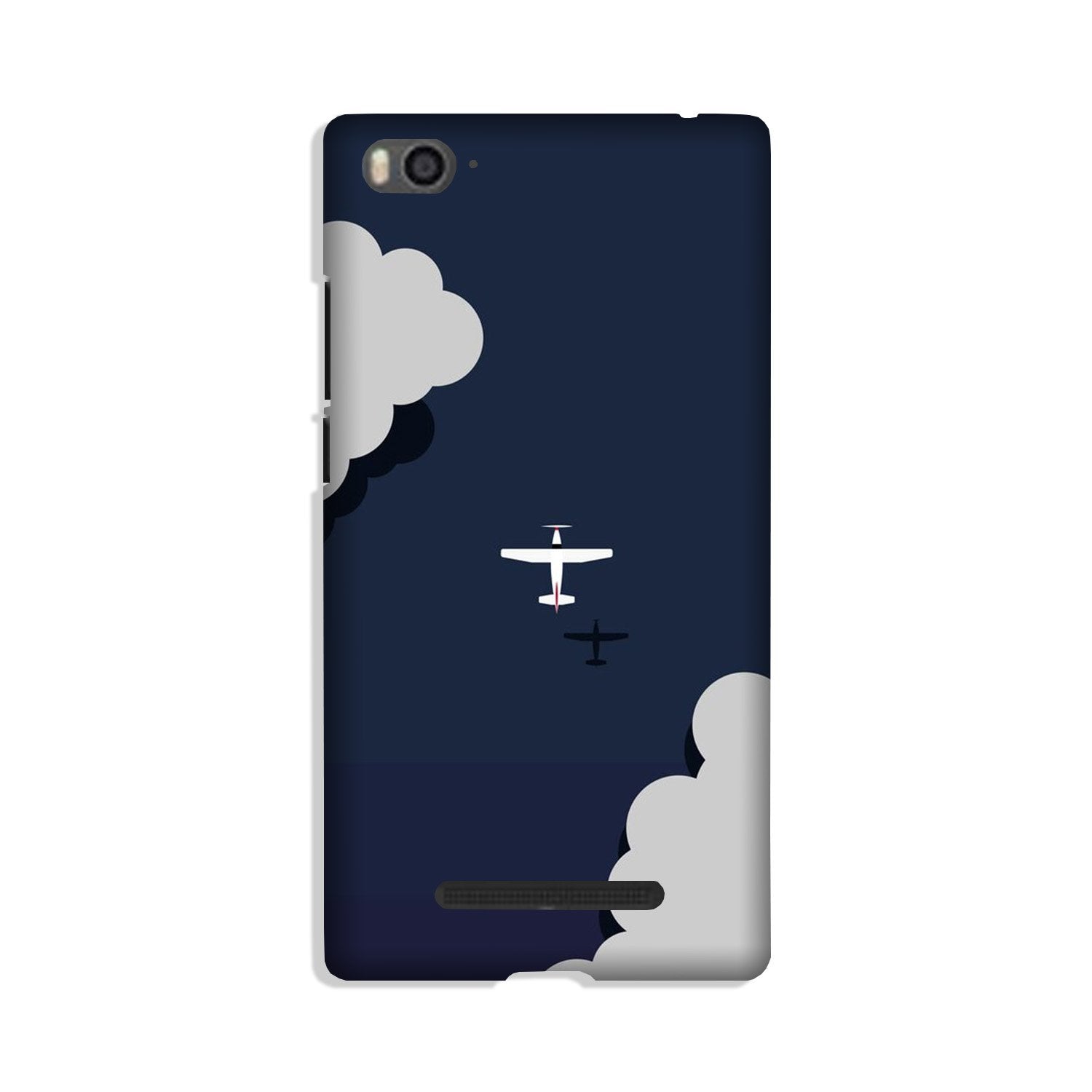 Clouds Plane Case for Xiaomi Mi 4i (Design - 196)