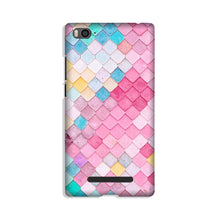 Pink Pattern Mobile Back Case for Xiaomi Mi 4i (Design - 215)