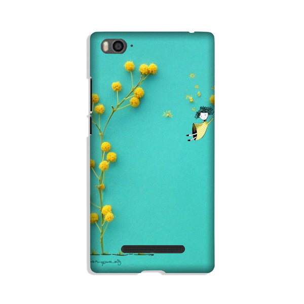 Flowers Girl Case for Xiaomi Mi 4i (Design No. 216)