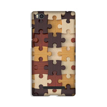 Puzzle Pattern Mobile Back Case for Xiaomi Mi 4i (Design - 217)
