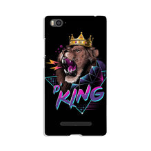 Lion King Mobile Back Case for Xiaomi Mi 4i (Design - 219)