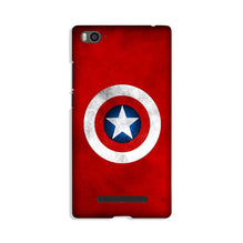 Captain America Mobile Back Case for Xiaomi Mi 4i (Design - 249)