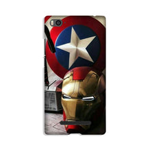Ironman Captain America Mobile Back Case for Xiaomi Mi 4i (Design - 254)
